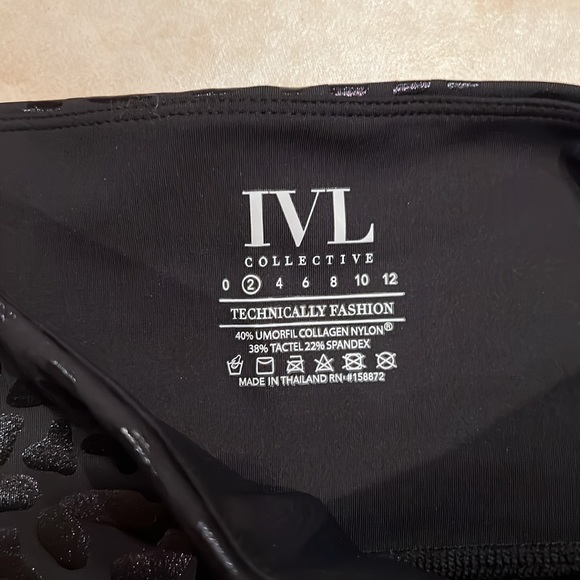 NWT - IVL Collective Black Chi Chi Leggings - Picture 4 of 6